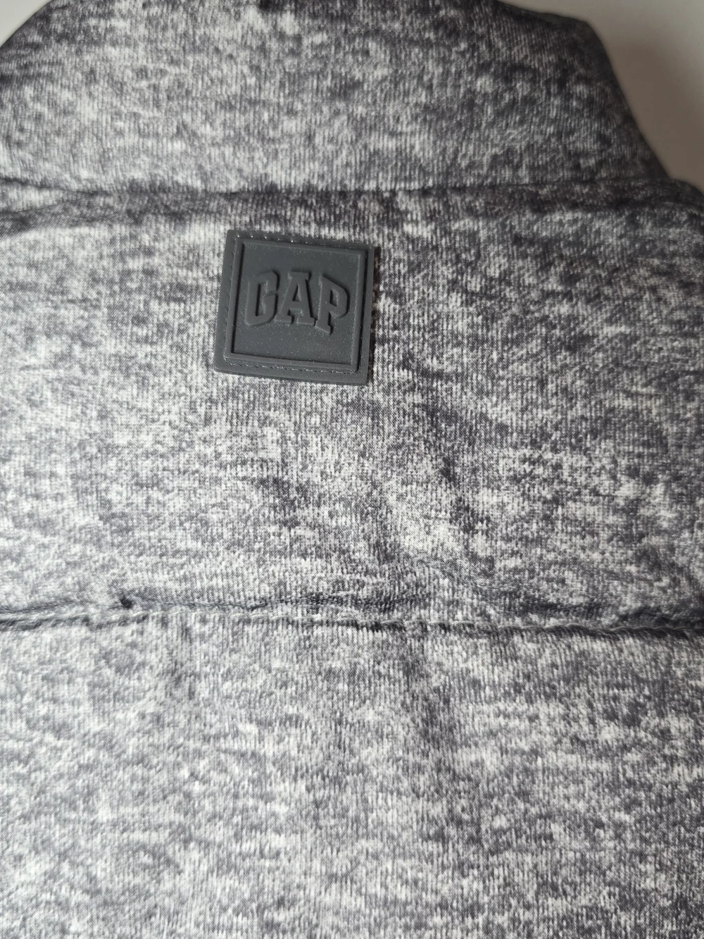 GAP Gray Quilted Puffer Vest